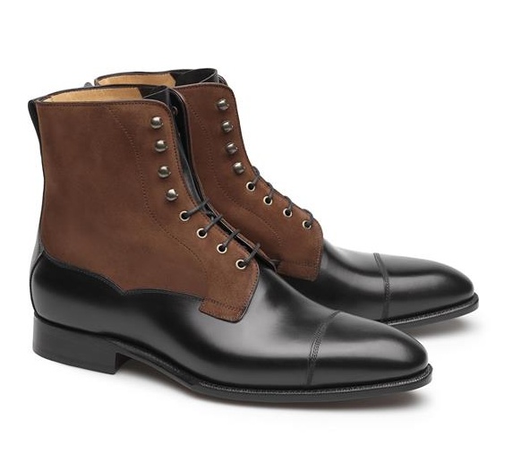 Botas com Atacadores - James 100 Noir- Camurça 180 Botas com Atacadores - James 100 Noir- Camurça 180